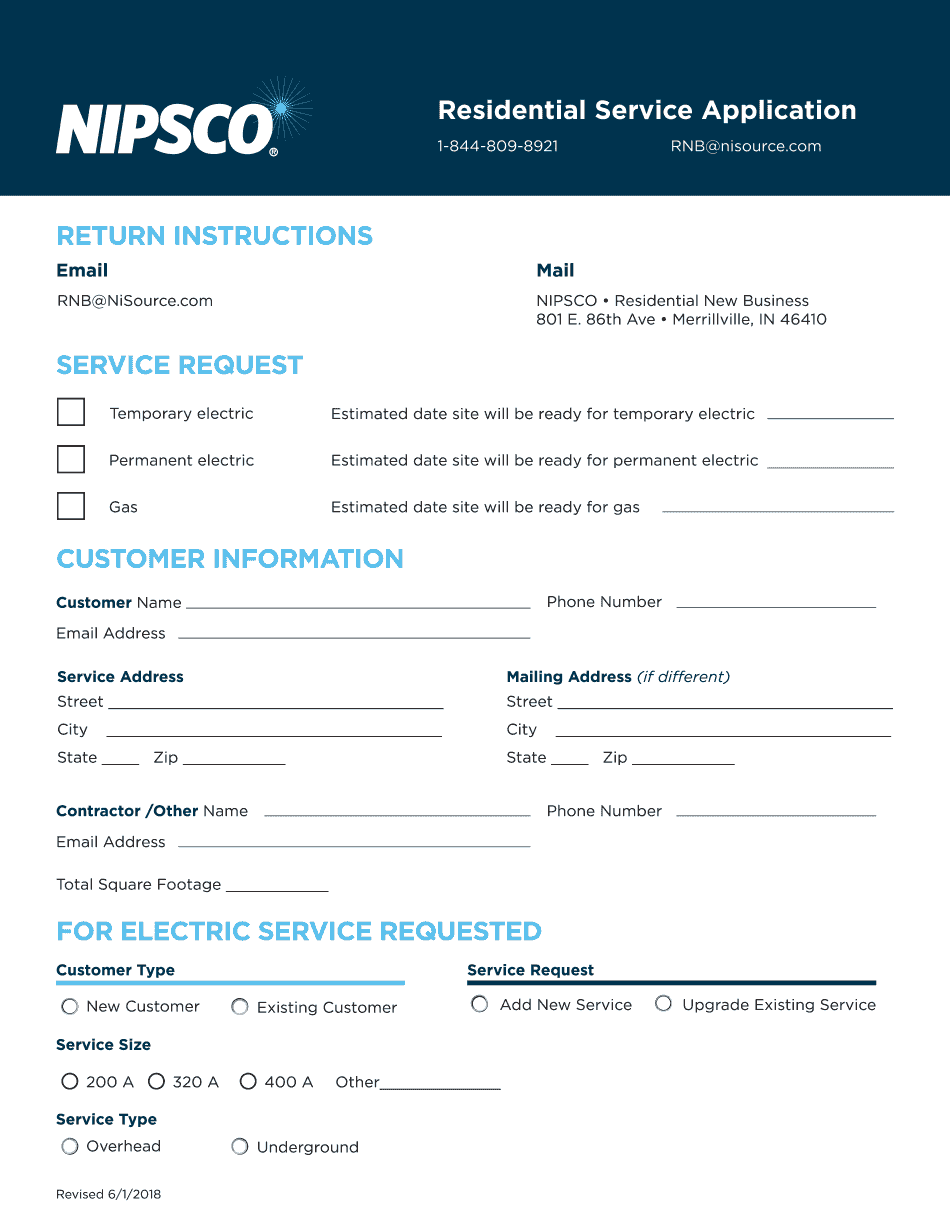  State of Indiana Indiana Utility Regulatory Commission Petition 2018-2024