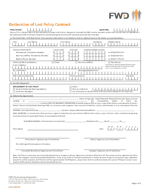 Fwd Withdrawal Form