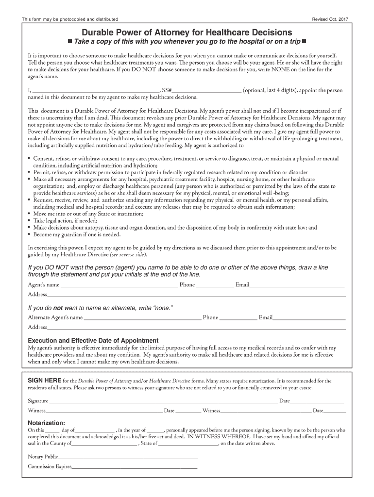  it is Important to Choose Someone to Make Healthcare Decisions for You When You Cannot Make or Communicate Decisions for Yoursel 2017-2024