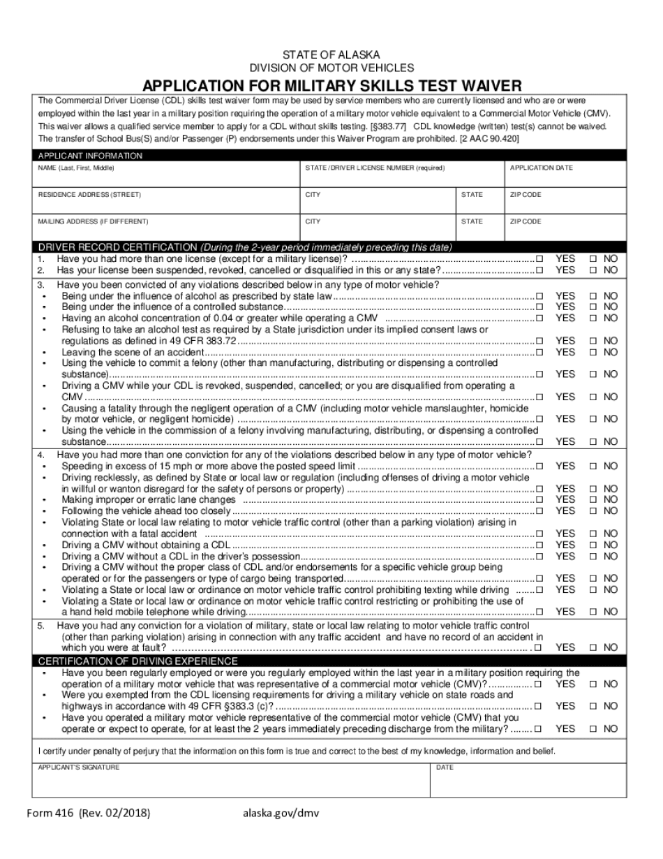  77 CDL Knowledge Written Tests Cannot Be Waived 2018-2024