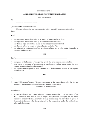 Form Gst Ins 01 Word Format