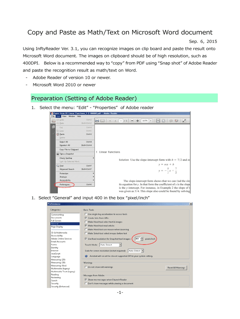 Inftyreader  Form