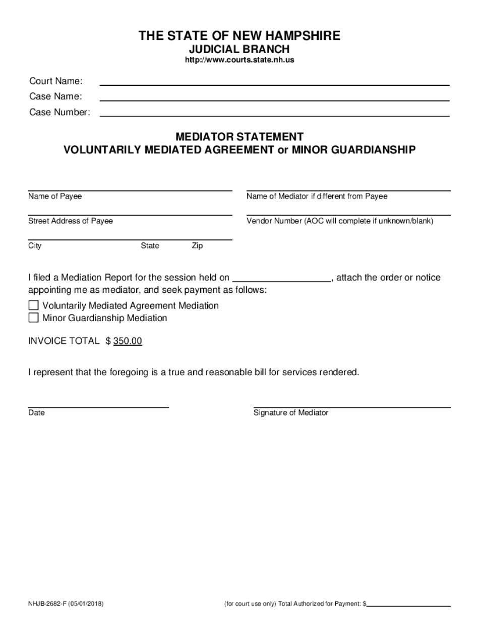 Personal Data Sheet New Hampshire Judicial Branch  Form