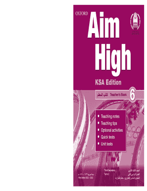 Aim High 6 Student Book PDF  Form
