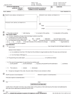 MI FOC 29  Form