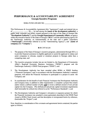 Accountability Contract Template  Form