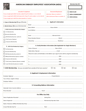 Aeea  Form