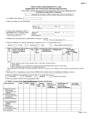 Tld Badge Application Form Ultratech