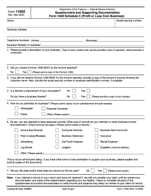 Form 1040 Schedule C