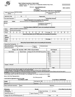 How to Fill E Stamping Application Form