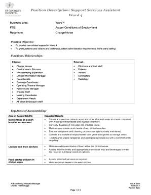 Hospital Policy Template  Form