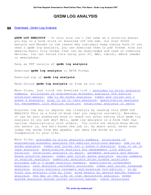 Qxdm Log Analysis PDF  Form