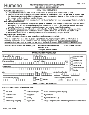 320 Medicare DMR Claim Form 011718 Humana