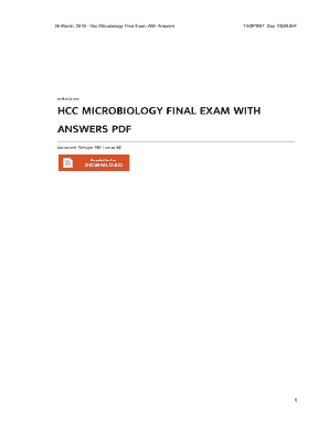 Straighterline Microbiology Final Exam  Form