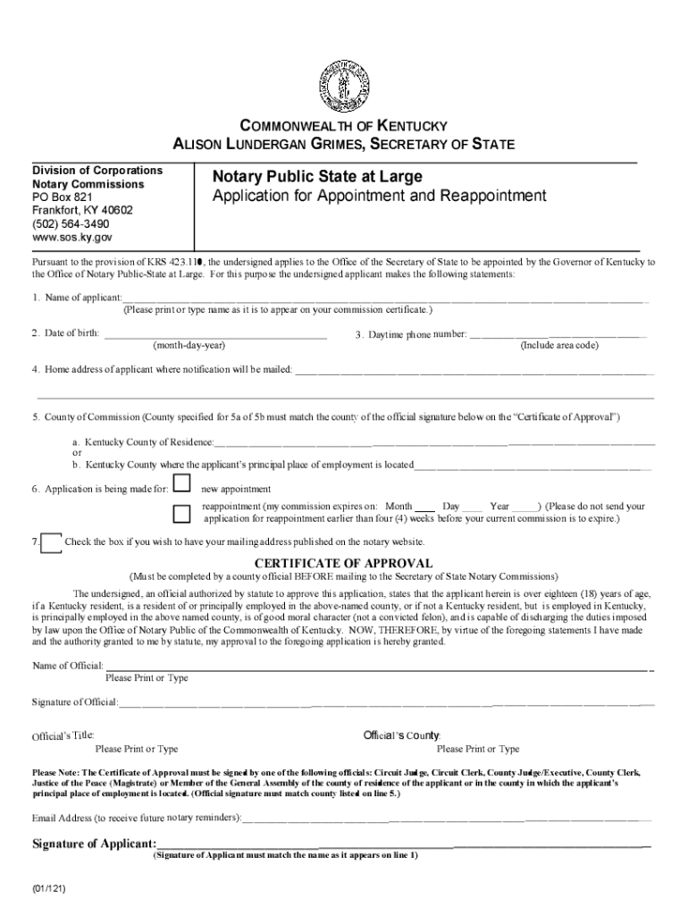 Logan Lavelle Hunt Notary  Form