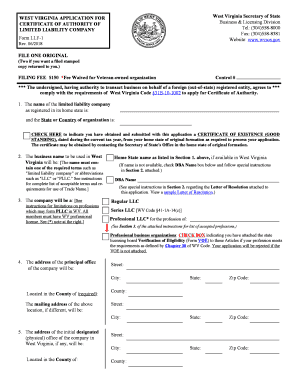  1 the Name of the Limited Liability Company as Registered in Its Home 2018