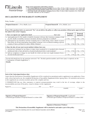 The Lincoln National Life Insurance Company, Service Office PO Box 21008, Greensboro, NC 27420 1008  Form