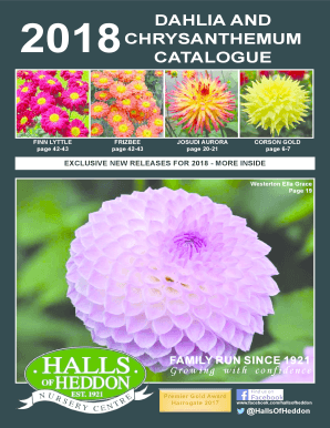 Halls of Heddon Catalogue  Form