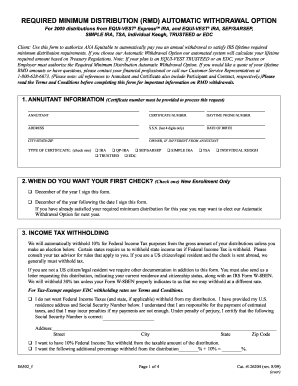 Equitable Rmd Form