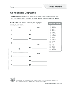 Amazing Bird Nests Reading Street PDF  Form