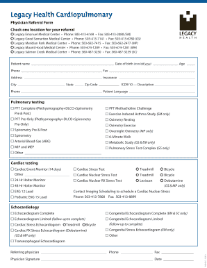 Legacy Emanuel Cardiopulmonary  Form