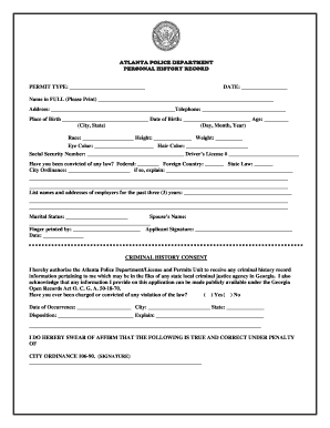 Police Form