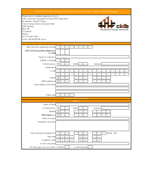 Cidb Certificate Download  Form