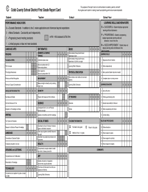 Georgia School Report Card  Form