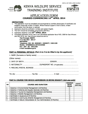 Kws Portal  Form