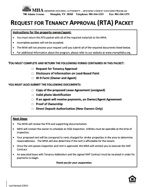 Memphis Housing Authority Forms