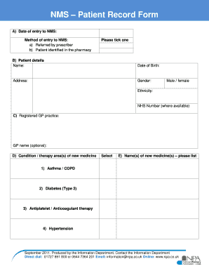 Nms Form