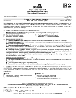 Buyer Broker Agreement Sample  Form