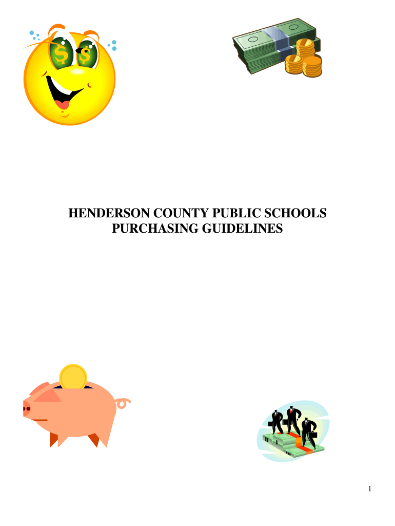 PURCHASING GUIDELINES Henderson County Public Schools Hendersoncountypublicschoolsnc  Form