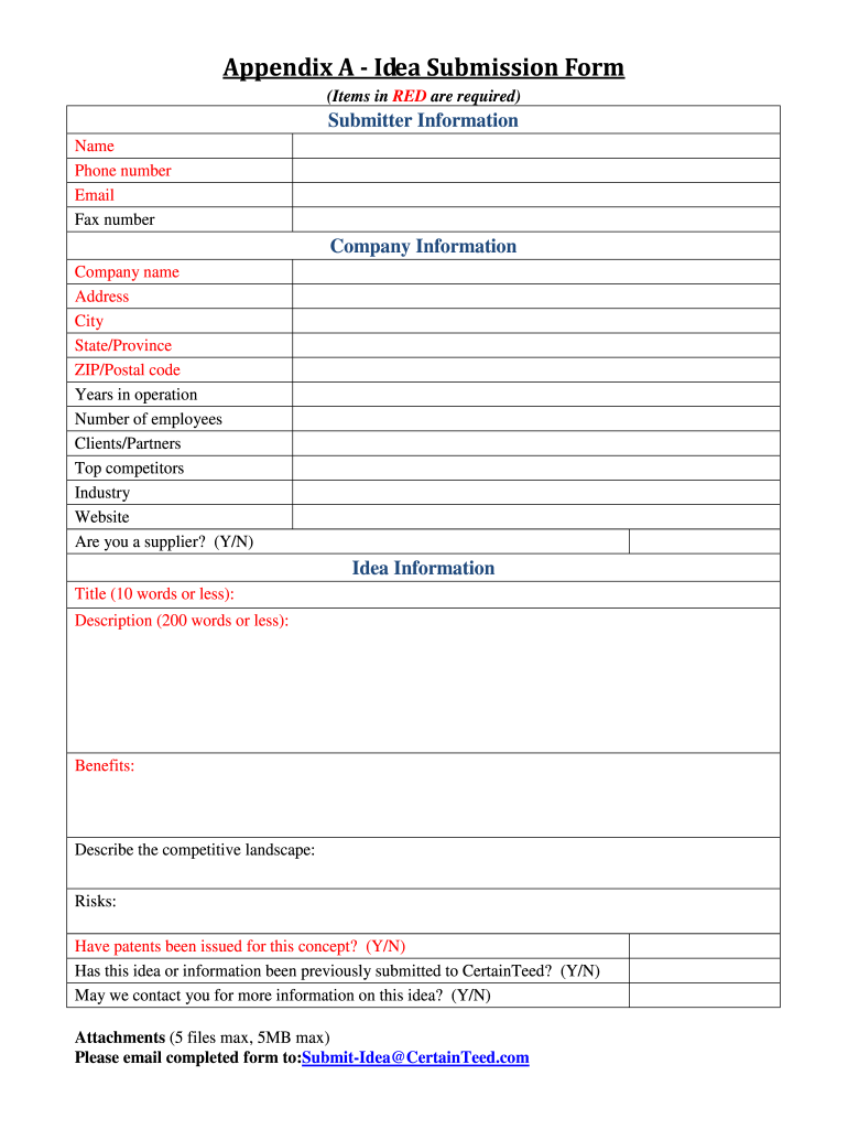 Psa Submission Form