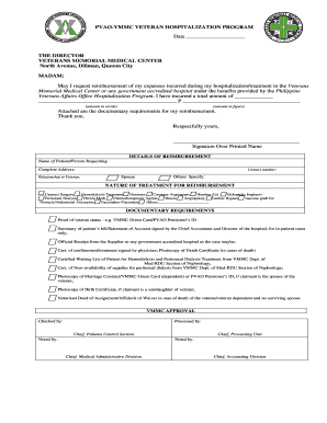 Pvao Hospitalization Benefits  Form