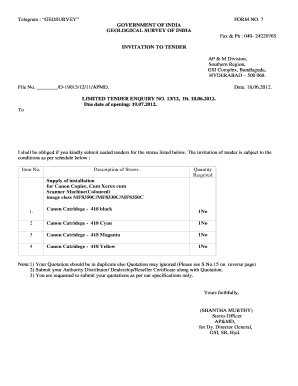 Telegram Form PDF