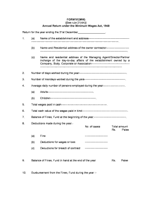 Annual Return Form Iii Rule 21 4a