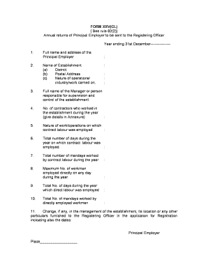 Xxv Form