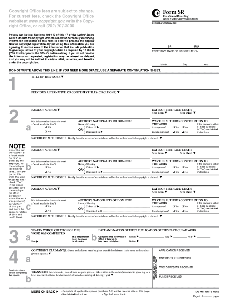 Form Sr Form