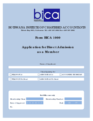 Bica 1000 Form