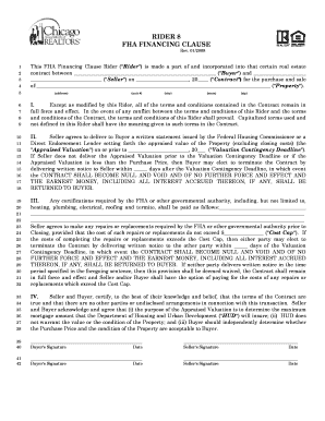 Fha Rider  Form