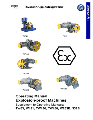 Tw130 Tw160 Machine  Form