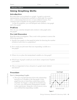 Using Graphing Skills Answer Key  Form