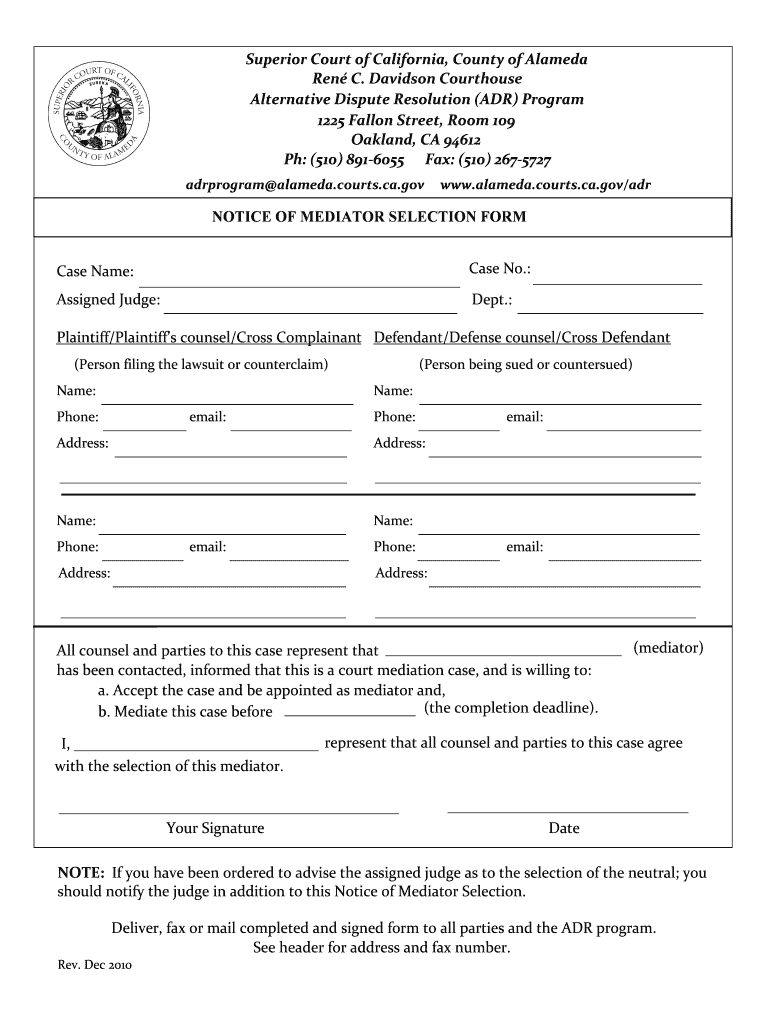  Organizer for Paper Files for Legal Mediator with Fill in the Blanks on Sheets 2010-2024