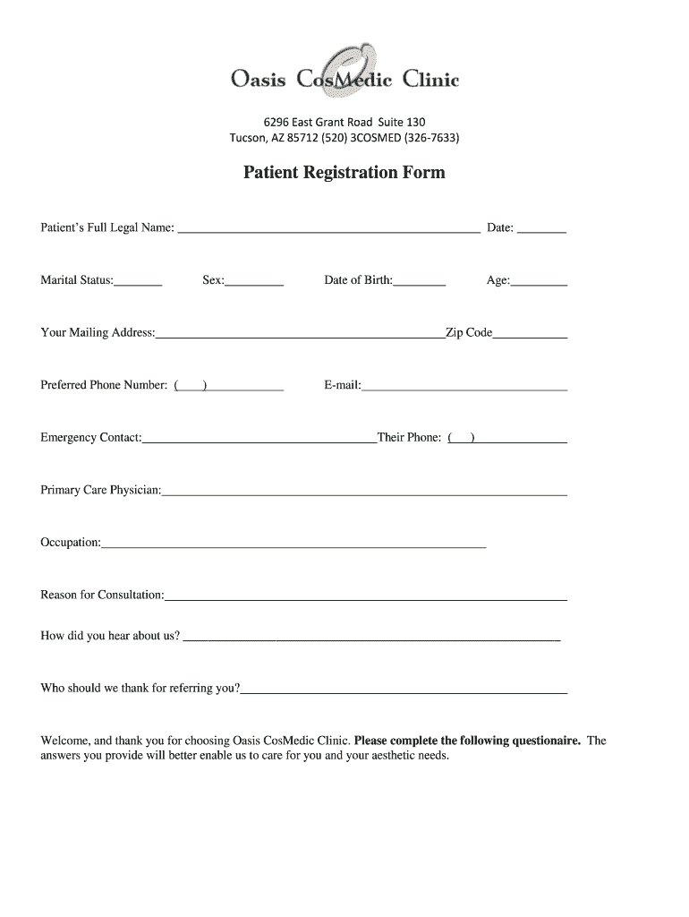 Clinic Form