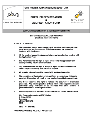 Coj Database Registration  Form