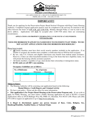 Preservation Program Kcha  Form