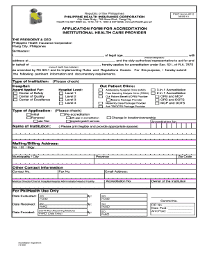 Philhealth Accreditation Fee for Doctors  Form