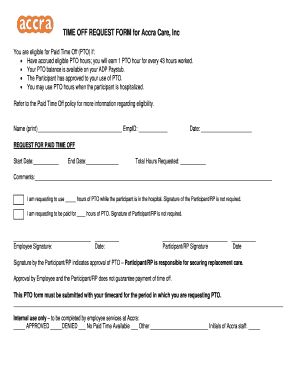 Accra Pto Form