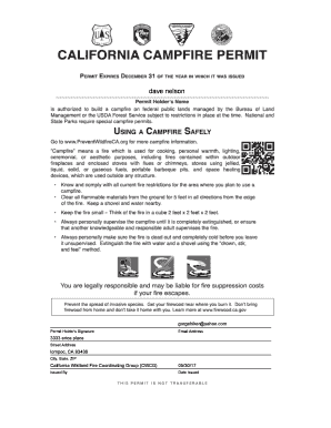 Permit Preventwildfireca Org  Form